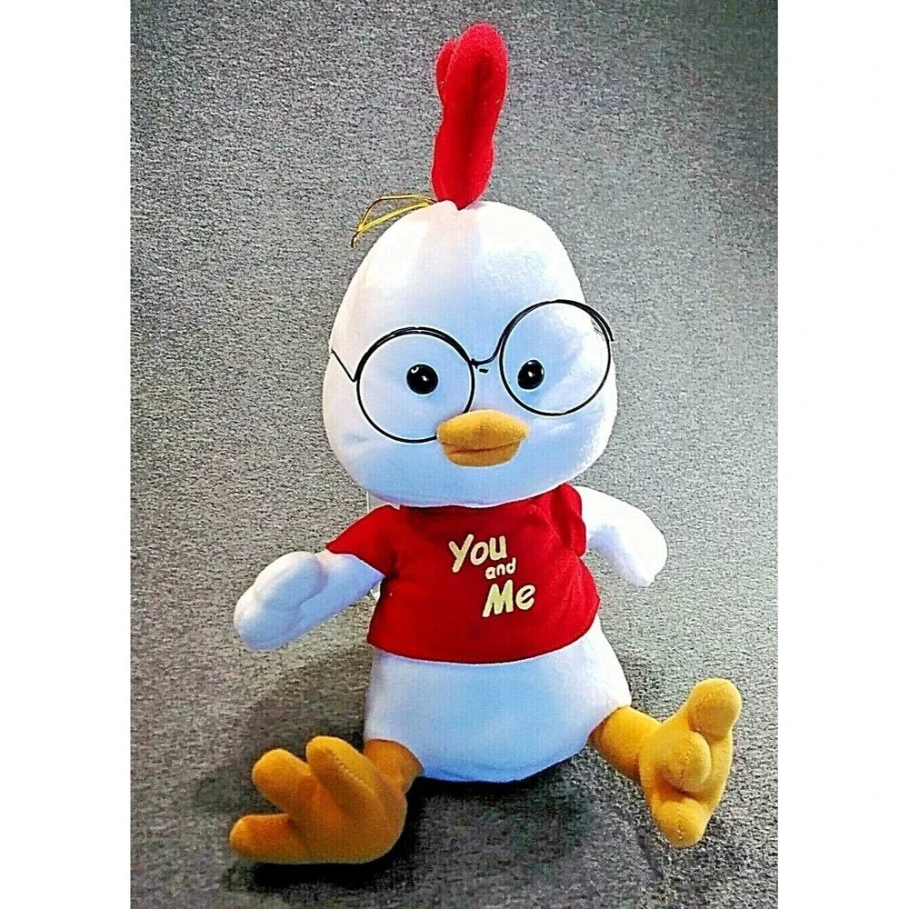 Chick With Glasses Red Shirt Plush